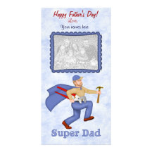 Super Dad Father's Day Photo Card