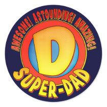 Super Dad Father's Day Stickers