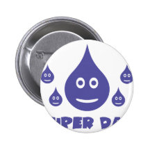 super dad icon pinback button