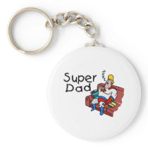 Super Dad (Sleeping) Key Chain