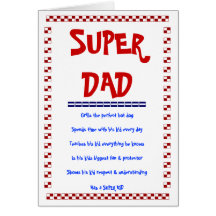 SUPER DAD, SUPER KID CARD