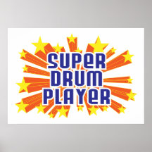 Super Drum Player Print