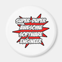Super Duper Awesome Software Engineer Magnets