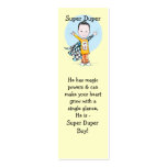 Super Duper Boy Bookmark Business Card Template