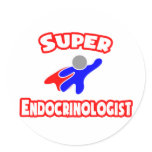 Super Endocrinologist Round Sticker