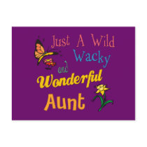 Super Gifts For Aunts Postcards