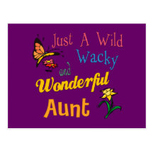 Super Gifts For Aunts Postcards