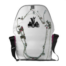 Super Girly Awesome Laptop Tote Courier Bags