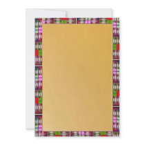 Super Gold Base n Smart Strip Border Personalized Invitation