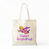 Super Grandma (Flying) Canvas Bags