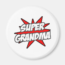 Super Grandma Fridge Magnets