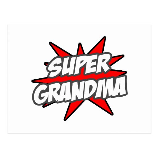 Super Grandma Postcards
