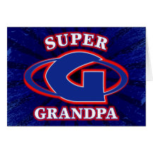 Super Grandpa Greeting Card