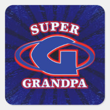 Super Grandpa Sticker