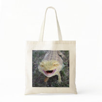 Super Happy Bearded Dragon Canvas Bags