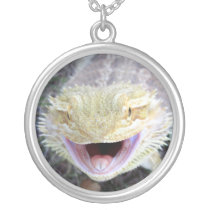 Super Happy Bearded Dragon Necklace