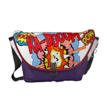 Super Hero Battle Bag Messenger Bag