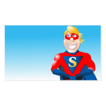 Super Hero Business Card- Horizontal2