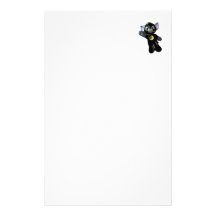 Super Hero Cat Personalized Stationery