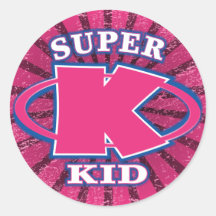 Super Kid Girls Sticker