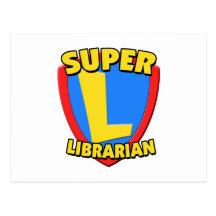 Super Librarian Post Card