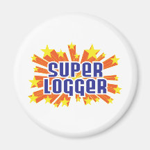 Super Logger Fridge Magnet