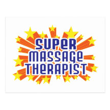 Super Massage Therapist Post Card