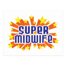 Super Midwife Postcards