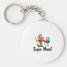 Super Mom (4 Arms) Keychain