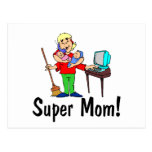 Super Mom (4 Arms) Postcards
