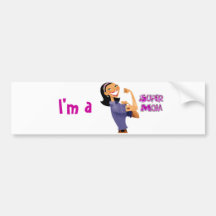 Super Mom bumper sticker