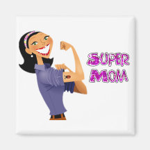 Super Mom magnet