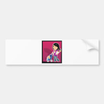 Super Mom - Modern Bumper Stickers