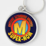 Super Mom Mother's Day Metal Keychain