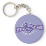 Super Mom Purple Starburst keychains