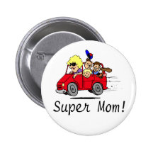 Super Mom (Van) Pin