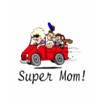 Super Mom (Van) t-shirts