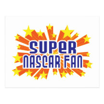 Super NASCAR Fan Postcard
