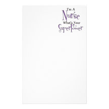 Super Nurse Custom Stationery
