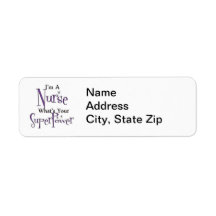 Super Nurse Labels
