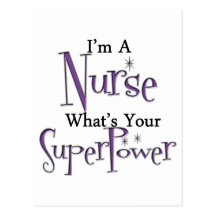 Super Nurse Post Cards