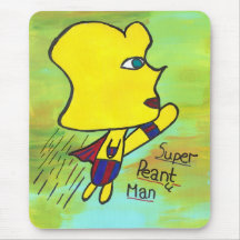 Super Peanut Man mousepad