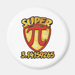 Super PI Refrigerator Magnet