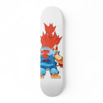 Super Puzzle Fighter II Turbo Akuma Custom Skateboard