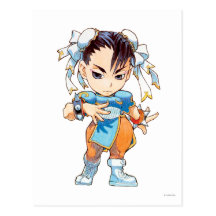 Super Puzzle Fighter II Turbo Chun-Li Postcards
