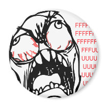 Super Rage Fridge Magnets