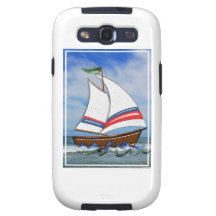 Super Sailboat on the High Sea