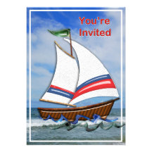 Super Sailboat on the High Seas Invite