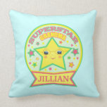 Super Star Grandmother  MoJo Throw Pillow pillows