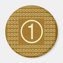 Super Star NumberOne Fridge Magnet